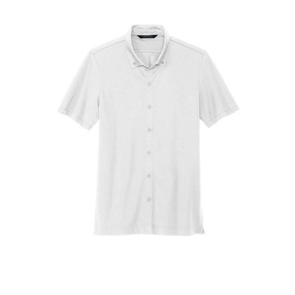 Mercer+Mettle Stretch Pique Full-Button Polo - Mercer+Mettle Stretch Pique Full-Button Polo - Image 23 of 35