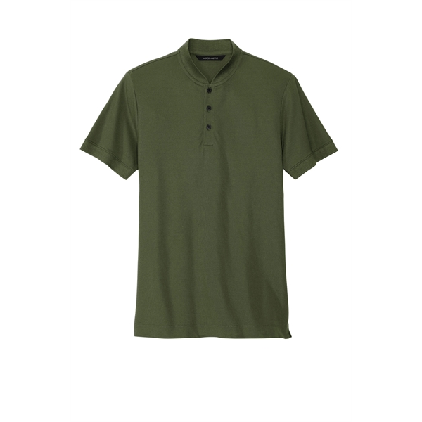 Mercer+Mettle Stretch Pique Henley - Mercer+Mettle Stretch Pique Henley - Image 28 of 30