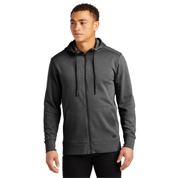 New Era Tri-Blend Fleece Full-Zip Hoodie - New Era Tri-Blend Fleece Full-Zip Hoodie - Image 20 of 35