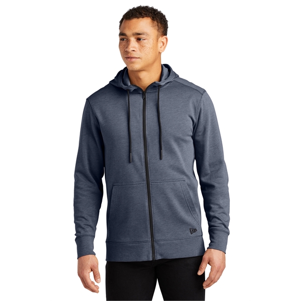 New Era Tri-Blend Fleece Full-Zip Hoodie - New Era Tri-Blend Fleece Full-Zip Hoodie - Image 24 of 35