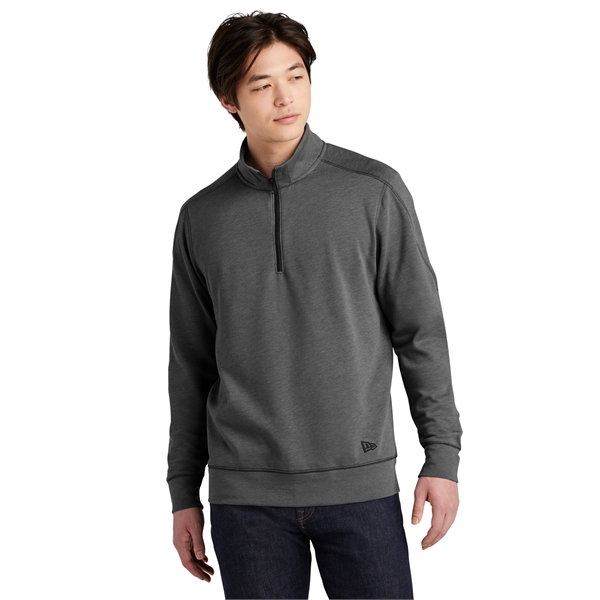 New Era Tri-Blend Fleece 1/4-Zip Pullover. - New Era Tri-Blend Fleece 1/4-Zip Pullover. - Image 19 of 26