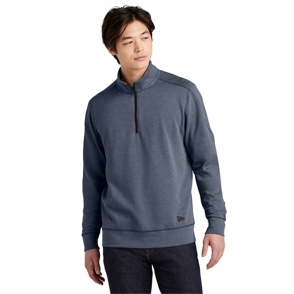 New Era Tri-Blend Fleece 1/4-Zip Pullover. - New Era Tri-Blend Fleece 1/4-Zip Pullover. - Image 21 of 26