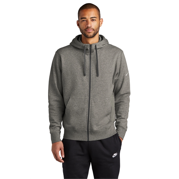 Nike Club Fleece Sleeve Swoosh Full-Zip Hoodie - Nike Club Fleece Sleeve Swoosh Full-Zip Hoodie - Image 0 of 29