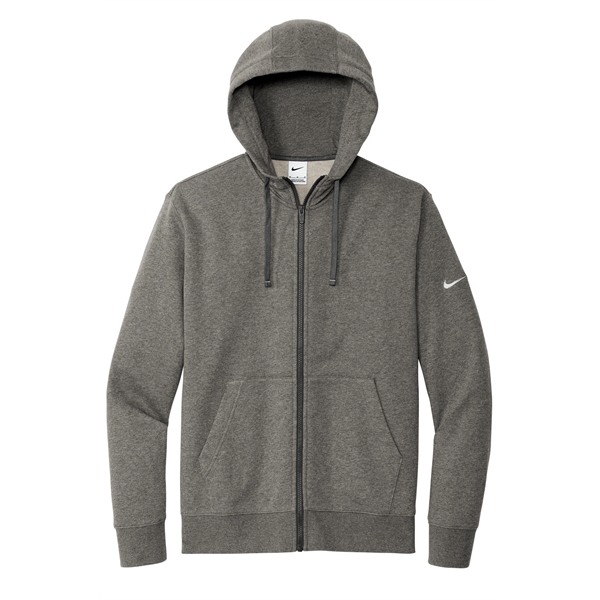 Nike Club Fleece Sleeve Swoosh Full-Zip Hoodie - Nike Club Fleece Sleeve Swoosh Full-Zip Hoodie - Image 3 of 29