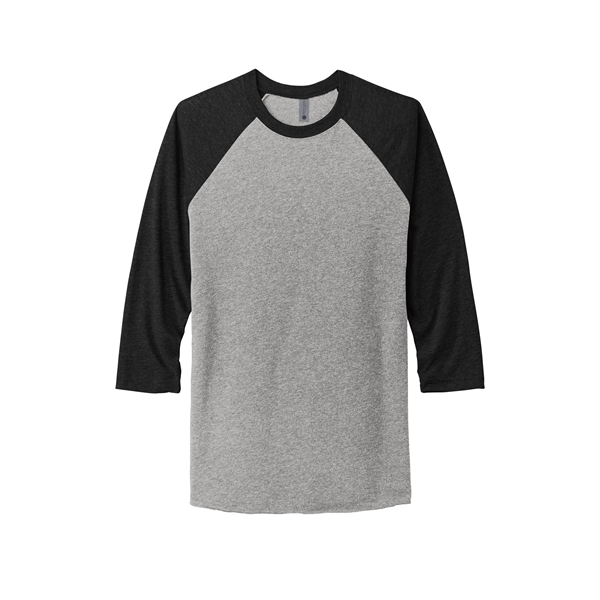 Next Level Apparel Unisex Tri-Blend 3/4-Sleeve Raglan Tee. - Next Level Apparel Unisex Tri-Blend 3/4-Sleeve Raglan Tee. - Image 23 of 55