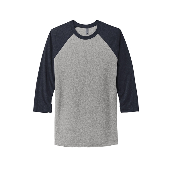 Next Level Apparel Unisex Tri-Blend 3/4-Sleeve Raglan Tee. - Next Level Apparel Unisex Tri-Blend 3/4-Sleeve Raglan Tee. - Image 28 of 55