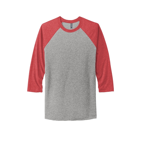 Next Level Apparel Unisex Tri-Blend 3/4-Sleeve Raglan Tee. - Next Level Apparel Unisex Tri-Blend 3/4-Sleeve Raglan Tee. - Image 43 of 55