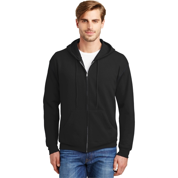 Hanes - EcoSmart Full-Zip Hooded Sweatshirt. - Hanes - EcoSmart Full-Zip Hooded Sweatshirt. - Image 52 of 91