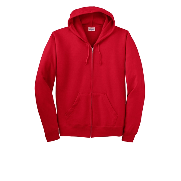 Hanes - EcoSmart Full-Zip Hooded Sweatshirt. - Hanes - EcoSmart Full-Zip Hooded Sweatshirt. - Image 60 of 91