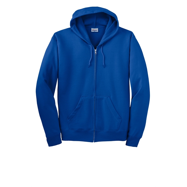 Hanes - EcoSmart Full-Zip Hooded Sweatshirt. - Hanes - EcoSmart Full-Zip Hooded Sweatshirt. - Image 65 of 91