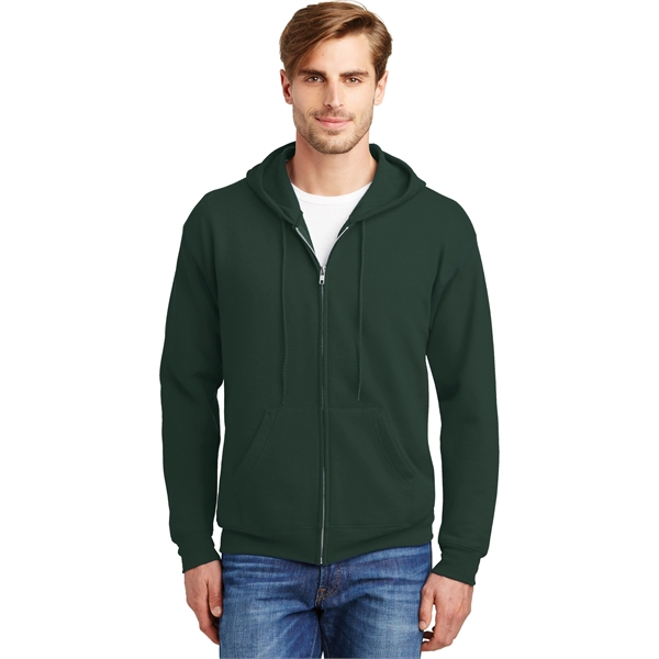 Hanes - EcoSmart Full-Zip Hooded Sweatshirt. - Hanes - EcoSmart Full-Zip Hooded Sweatshirt. - Image 67 of 91