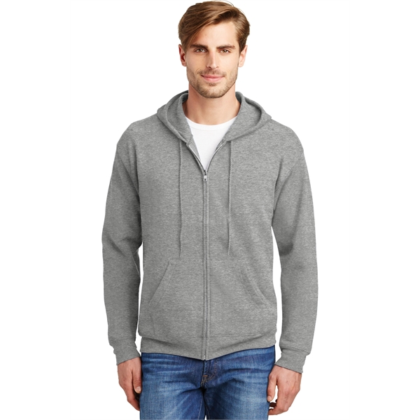 Hanes - EcoSmart Full-Zip Hooded Sweatshirt. - Hanes - EcoSmart Full-Zip Hooded Sweatshirt. - Image 72 of 91