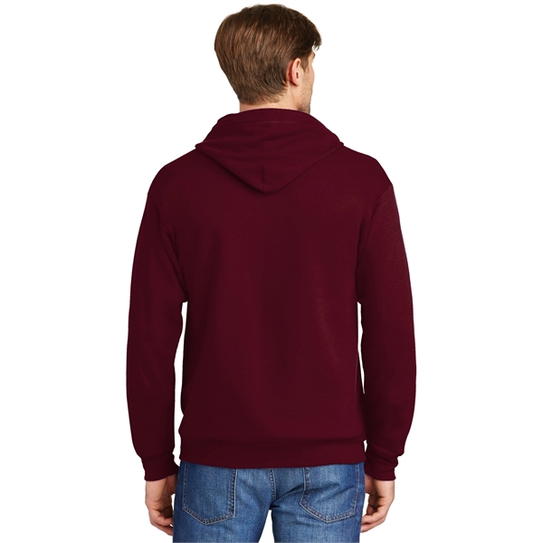 Hanes - EcoSmart Full-Zip Hooded Sweatshirt. - Hanes - EcoSmart Full-Zip Hooded Sweatshirt. - Image 83 of 91