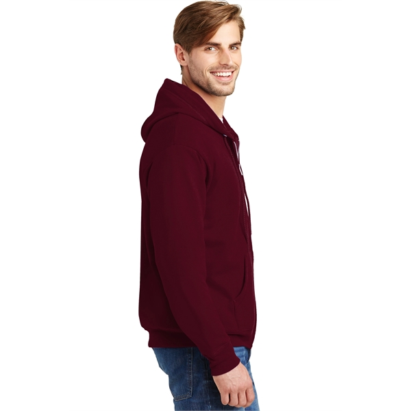 Hanes - EcoSmart Full-Zip Hooded Sweatshirt. - Hanes - EcoSmart Full-Zip Hooded Sweatshirt. - Image 84 of 91