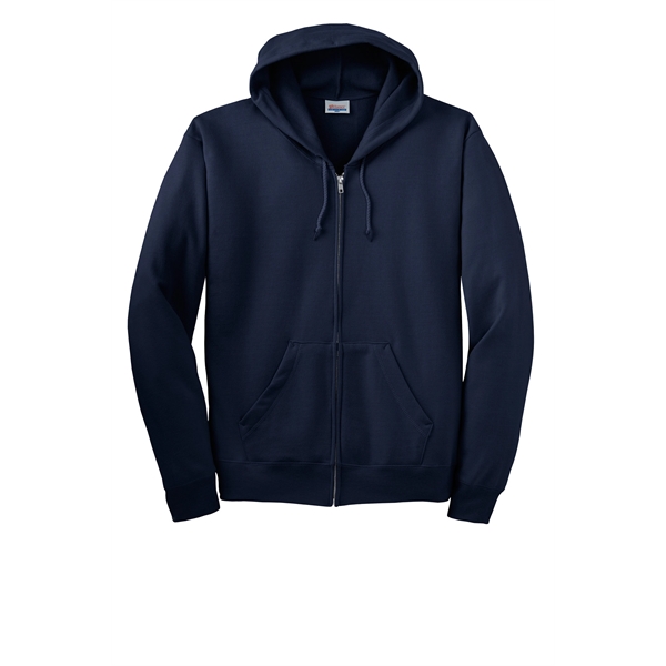 Hanes - EcoSmart Full-Zip Hooded Sweatshirt. - Hanes - EcoSmart Full-Zip Hooded Sweatshirt. - Image 90 of 91