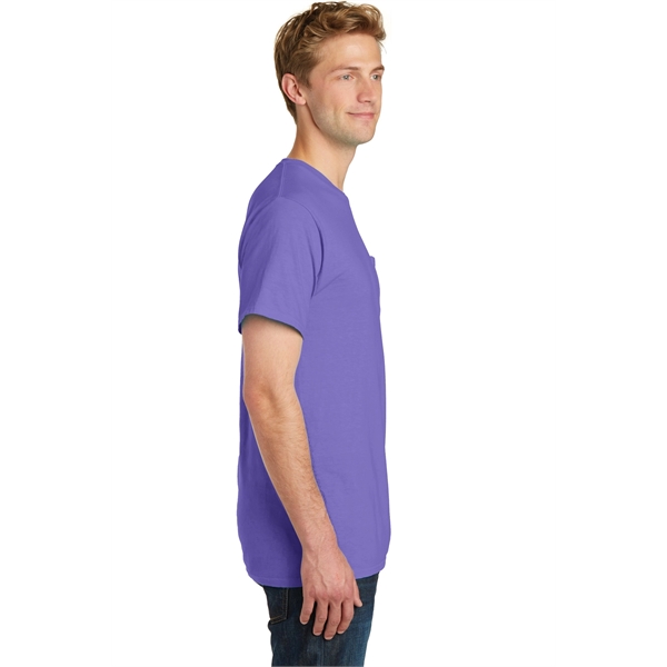 Port & Company Beach Wash Garment-Dyed Pocket Tee. - Port & Company Beach Wash Garment-Dyed Pocket Tee. - Image 36 of 45