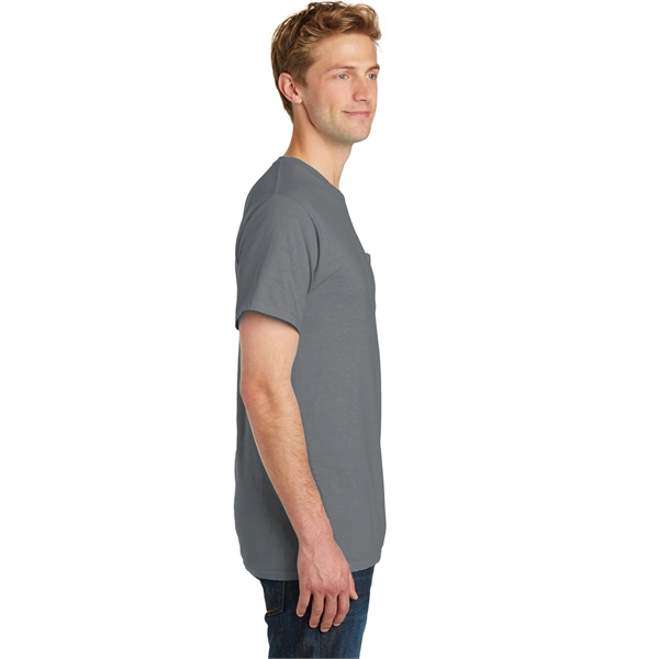 Port & Company Beach Wash Garment-Dyed Pocket Tee. - Port & Company Beach Wash Garment-Dyed Pocket Tee. - Image 12 of 45