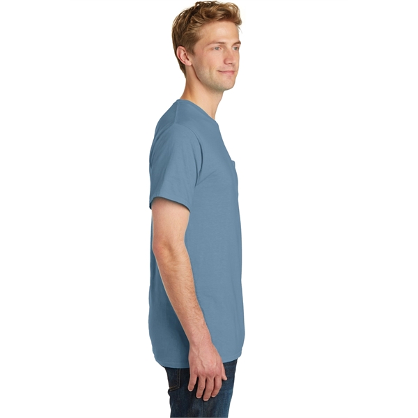 Port & Company Beach Wash Garment-Dyed Pocket Tee. - Port & Company Beach Wash Garment-Dyed Pocket Tee. - Image 22 of 45