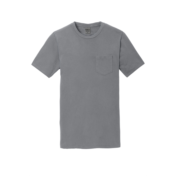 Port & Company Beach Wash Garment-Dyed Pocket Tee. - Port & Company Beach Wash Garment-Dyed Pocket Tee. - Image 26 of 45