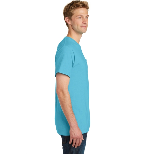 Port & Company Beach Wash Garment-Dyed Pocket Tee. - Port & Company Beach Wash Garment-Dyed Pocket Tee. - Image 28 of 45