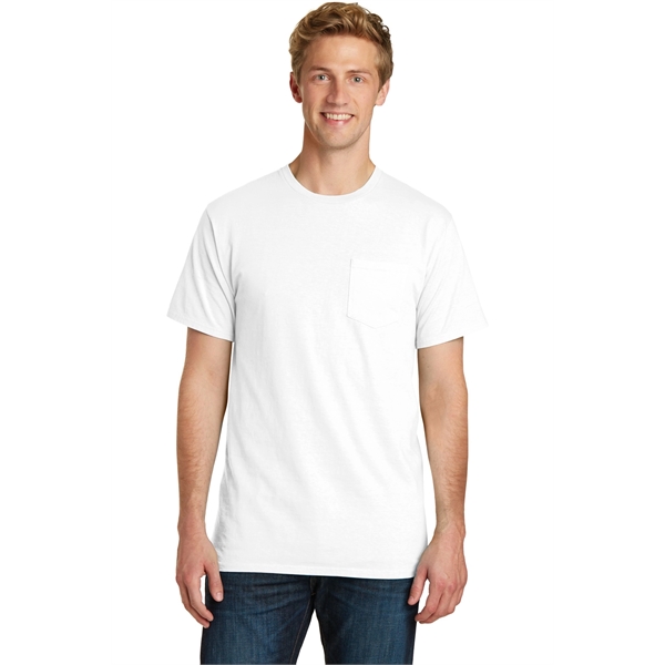 Port & Company Beach Wash Garment-Dyed Pocket Tee. - Port & Company Beach Wash Garment-Dyed Pocket Tee. - Image 6 of 45