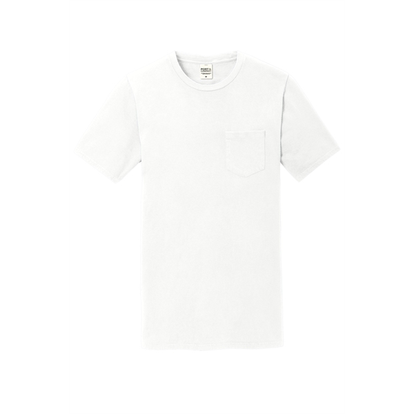 Port & Company Beach Wash Garment-Dyed Pocket Tee. - Port & Company Beach Wash Garment-Dyed Pocket Tee. - Image 32 of 45