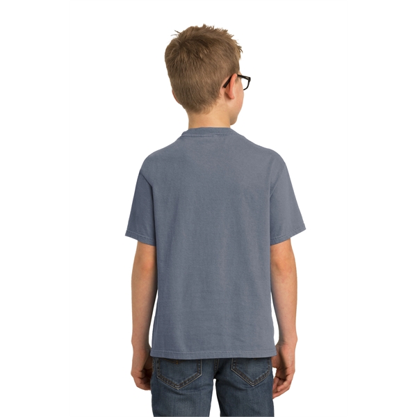 Port & Company Youth Beach Wash Garment-Dyed Tee. - Port & Company Youth Beach Wash Garment-Dyed Tee. - Image 106 of 109