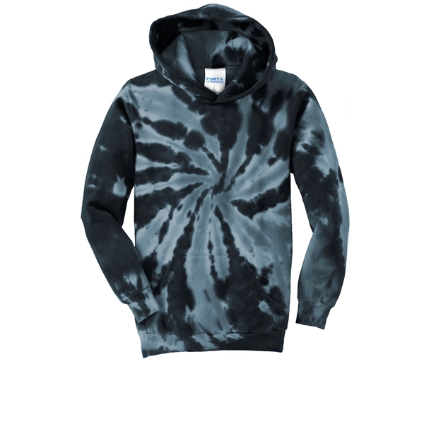 Port & Company Youth Tie-Dye Pullover Hooded Sweatshirt. - Port & Company Youth Tie-Dye Pullover Hooded Sweatshirt. - Image 3 of 60