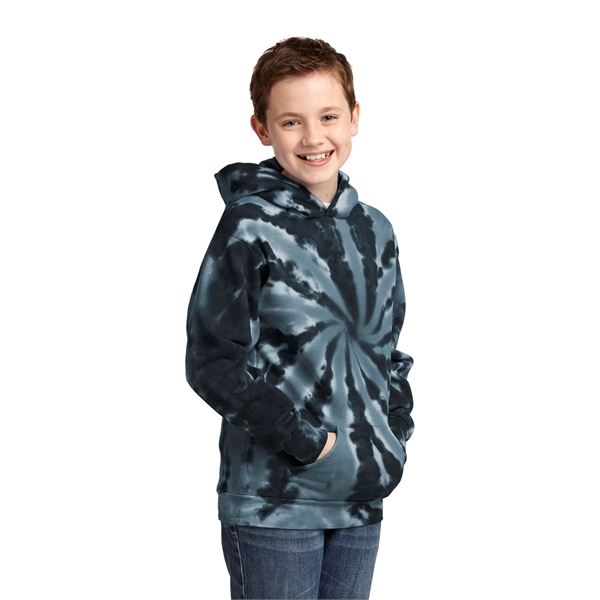 Port & Company Youth Tie-Dye Pullover Hooded Sweatshirt. - Port & Company Youth Tie-Dye Pullover Hooded Sweatshirt. - Image 4 of 60