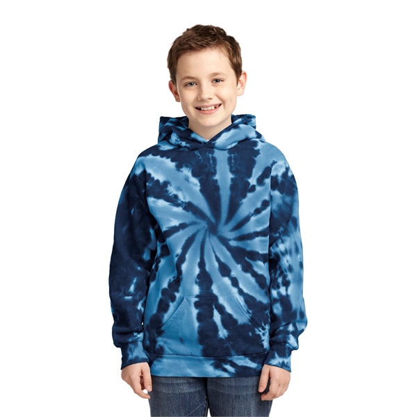 Port & Company Youth Tie-Dye Pullover Hooded Sweatshirt. - Port & Company Youth Tie-Dye Pullover Hooded Sweatshirt. - Image 16 of 60