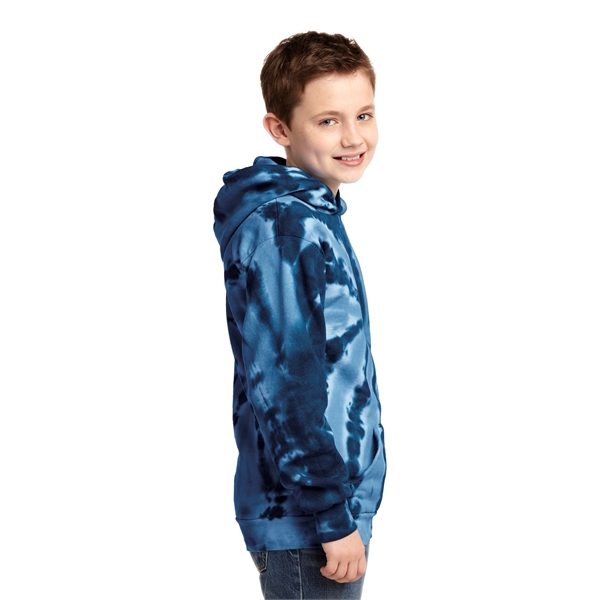 Port & Company Youth Tie-Dye Pullover Hooded Sweatshirt. - Port & Company Youth Tie-Dye Pullover Hooded Sweatshirt. - Image 18 of 60