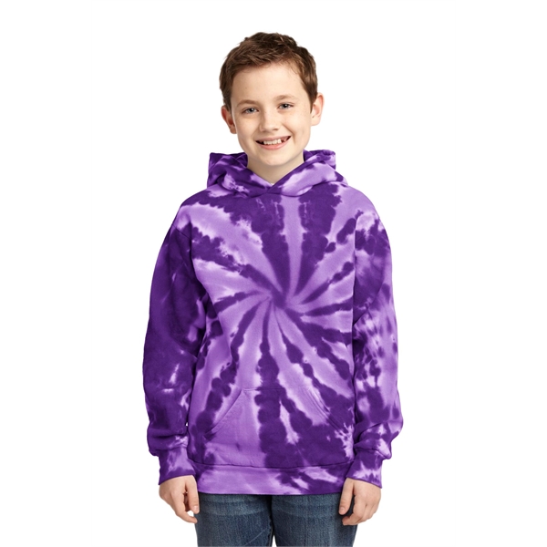 Port & Company Youth Tie-Dye Pullover Hooded Sweatshirt. - Port & Company Youth Tie-Dye Pullover Hooded Sweatshirt. - Image 26 of 60