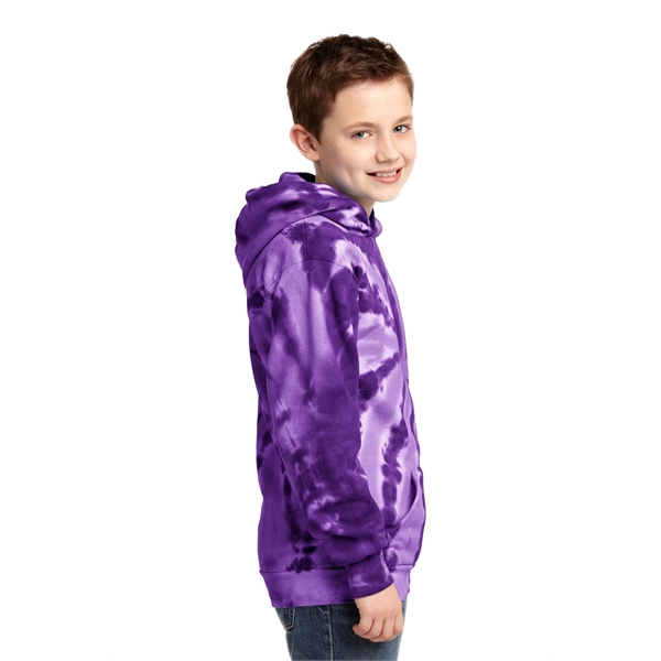 Port & Company Youth Tie-Dye Pullover Hooded Sweatshirt. - Port & Company Youth Tie-Dye Pullover Hooded Sweatshirt. - Image 28 of 60