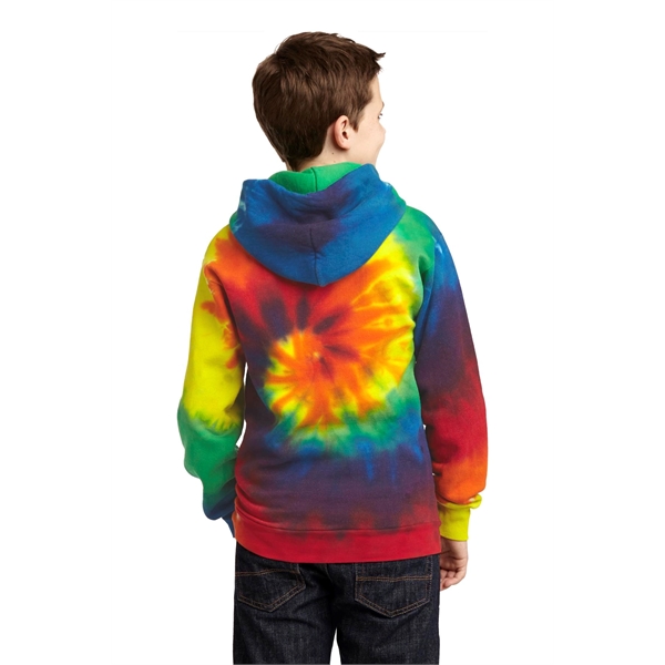 Port & Company Youth Tie-Dye Pullover Hooded Sweatshirt. - Port & Company Youth Tie-Dye Pullover Hooded Sweatshirt. - Image 31 of 60