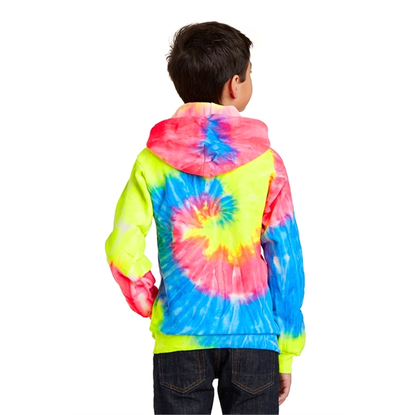 Port & Company Youth Tie-Dye Pullover Hooded Sweatshirt. - Port & Company Youth Tie-Dye Pullover Hooded Sweatshirt. - Image 56 of 60