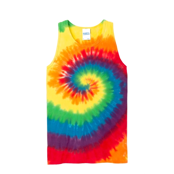 Port & Co Tie-Dye Tank Top. - Port & Co Tie-Dye Tank Top. - Image 13 of 30