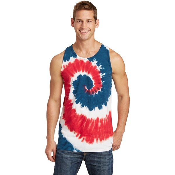 Port & Co Tie-Dye Tank Top. - Port & Co Tie-Dye Tank Top. - Image 26 of 30