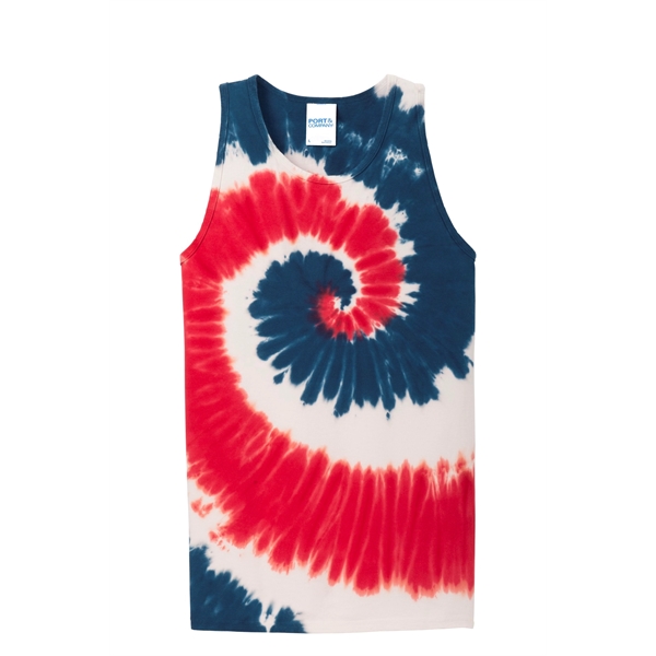 Port & Co Tie-Dye Tank Top. - Port & Co Tie-Dye Tank Top. - Image 29 of 30
