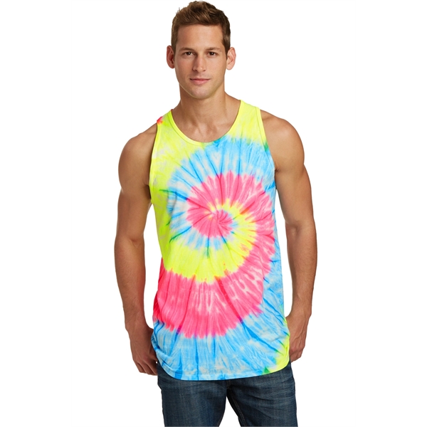 Port & Co Tie-Dye Tank Top. - Port & Co Tie-Dye Tank Top. - Image 0 of 30