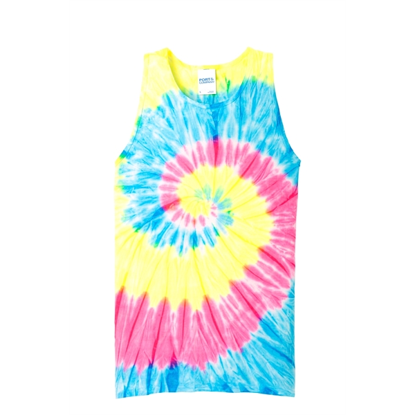 Port & Co Tie-Dye Tank Top. - Port & Co Tie-Dye Tank Top. - Image 3 of 30