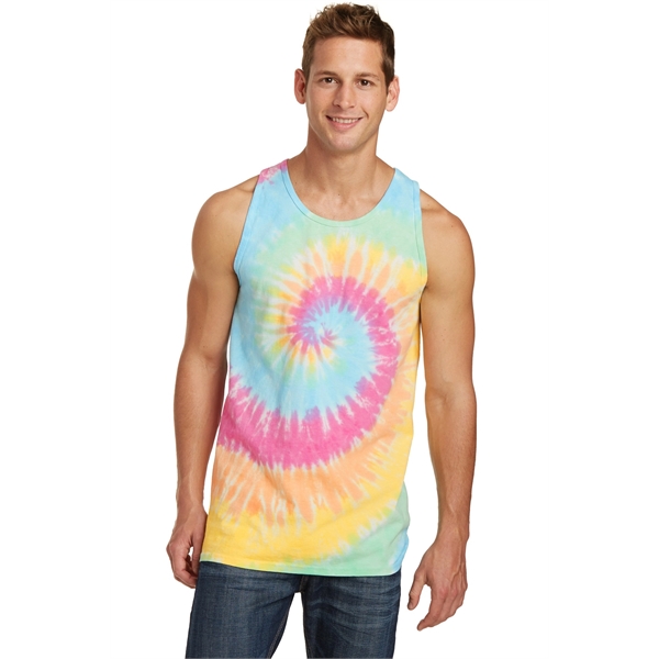 Port & Co Tie-Dye Tank Top. - Port & Co Tie-Dye Tank Top. - Image 5 of 30