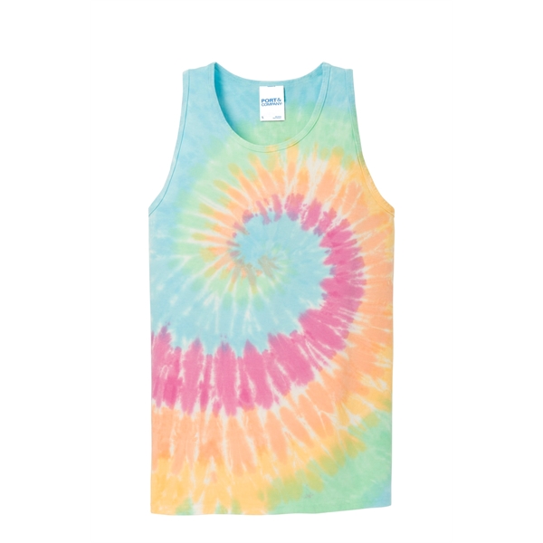Port & Co Tie-Dye Tank Top. - Port & Co Tie-Dye Tank Top. - Image 8 of 30