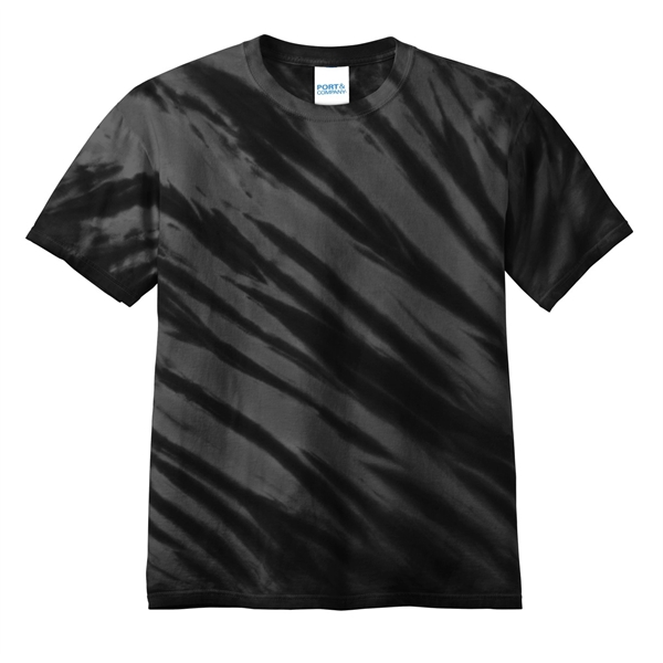 Port & Company - Tiger Stripe Tie-Dye Tee. - Port & Company - Tiger Stripe Tie-Dye Tee. - Image 0 of 40