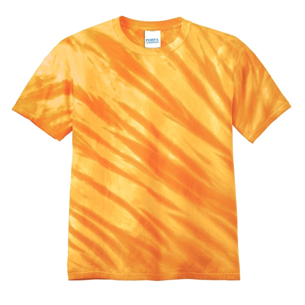 Port & Company - Tiger Stripe Tie-Dye Tee. - Port & Company - Tiger Stripe Tie-Dye Tee. - Image 7 of 40