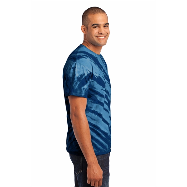 Port & Company - Tiger Stripe Tie-Dye Tee. - Port & Company - Tiger Stripe Tie-Dye Tee. - Image 10 of 40