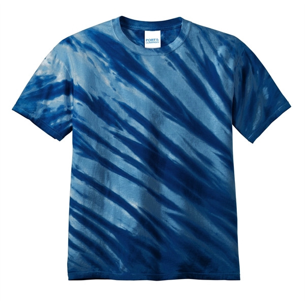 Port & Company - Tiger Stripe Tie-Dye Tee. - Port & Company - Tiger Stripe Tie-Dye Tee. - Image 11 of 40