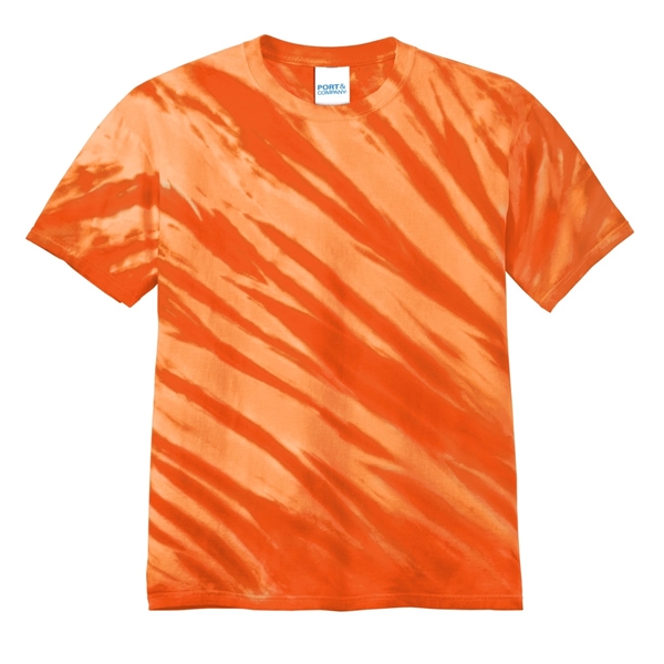 Port & Company - Tiger Stripe Tie-Dye Tee. - Port & Company - Tiger Stripe Tie-Dye Tee. - Image 15 of 40