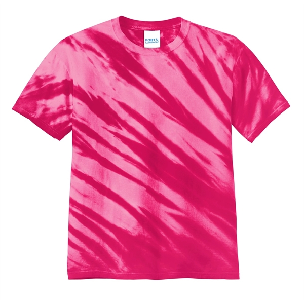 Port & Company - Tiger Stripe Tie-Dye Tee. - Port & Company - Tiger Stripe Tie-Dye Tee. - Image 19 of 40