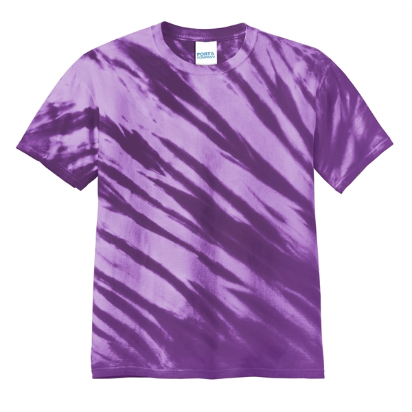 Port & Company - Tiger Stripe Tie-Dye Tee. - Port & Company - Tiger Stripe Tie-Dye Tee. - Image 23 of 40