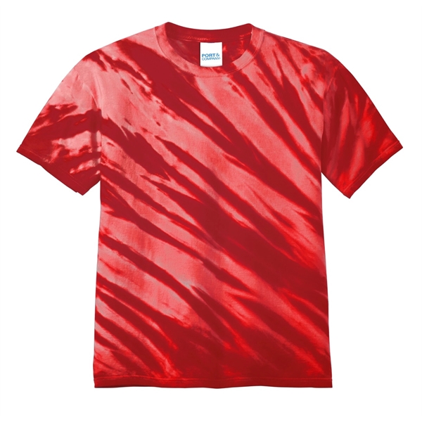 Port & Company - Tiger Stripe Tie-Dye Tee. - Port & Company - Tiger Stripe Tie-Dye Tee. - Image 28 of 40